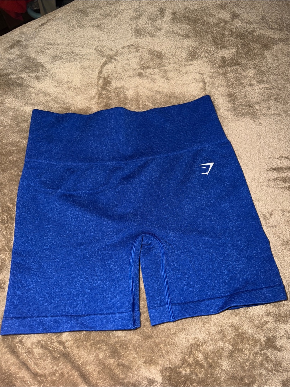 Gymshark Women’s Royal Blue Seamless High-Waist Bike Shorts